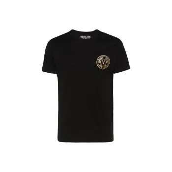 VERSACE JEANS COUTURE Logo print Short sleeved T shirt