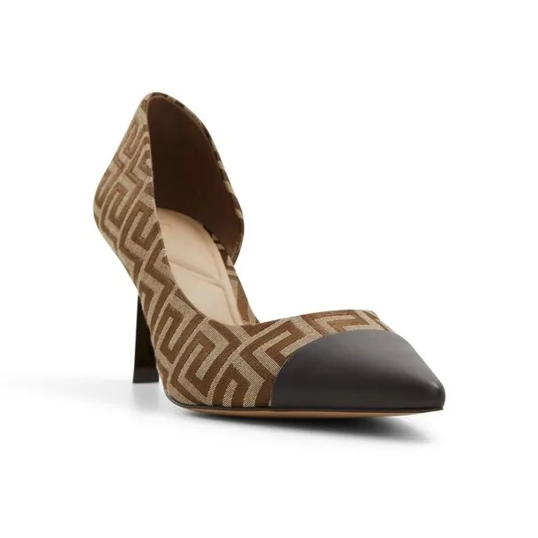 ALDO Slim Heel High Heels Women's Mixed Brown-1