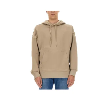 Helmut Lang Logo Embroidered Drawstring Hoodie