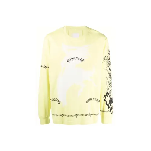 Givenchy Sweatshirts Men Yellow