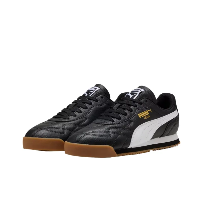 PUMA Roma Anniversario Balanced Lightweight Low Top Training Shoes Men's Black-2