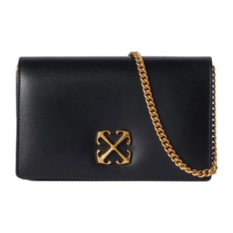 OFF WHITE Jitney 0.5 Wallet On Chain Black-0