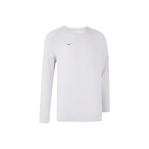 HOKA ONE ONE LONG SLEEVE T Shirt Men's Cosmic Gray