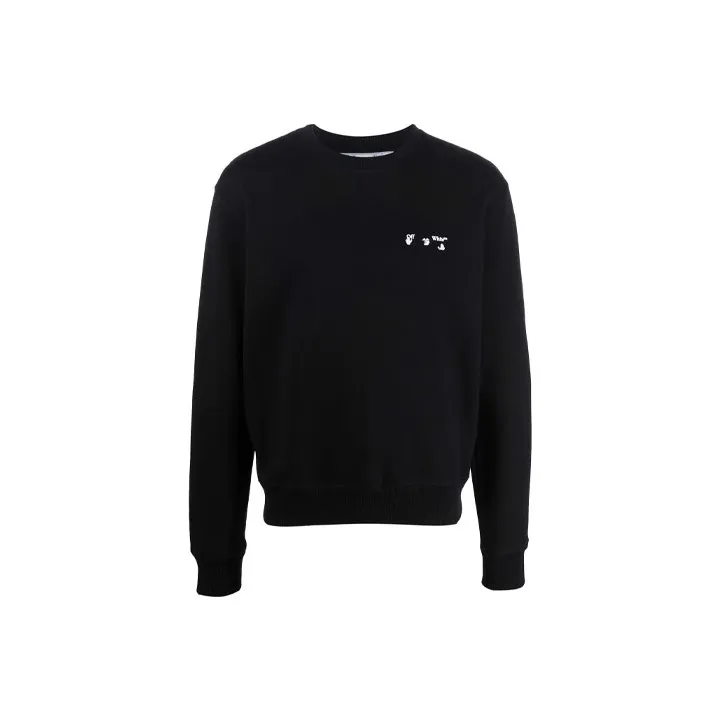 OFF WHITE Drowning Man Logo Crewneck-0