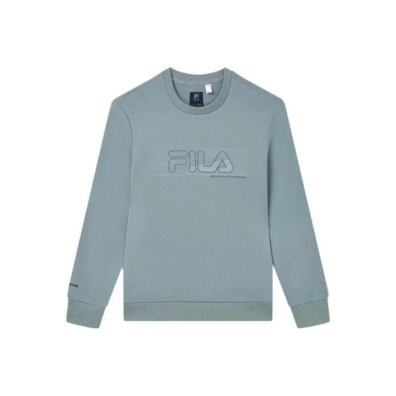 FILA Sweatshirt Men's Sky Blue Green-0