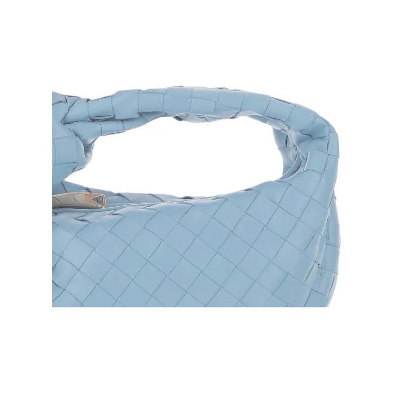 Bottega Veneta JODIE Lambskin Handbag Mini Women's Blue-3