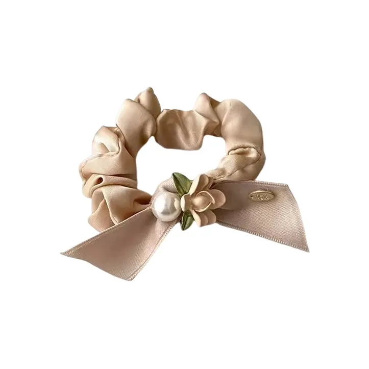 DAISY BEAUTY Silk Yarn Hair Tie Women's-11