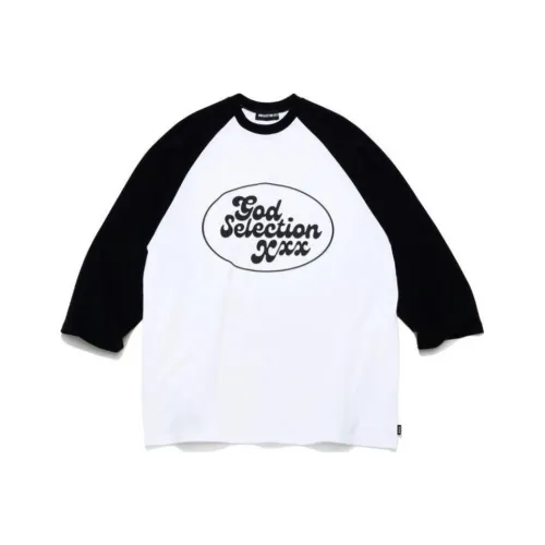 GOD SELECTION XXX 블랙 남녀공용 티셔츠