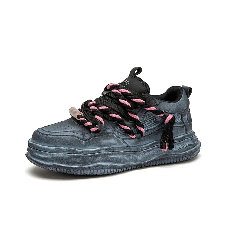 RELAXURSELF Slip Resistant, Abrasion Resistant, Lightweight, Height Increasing Low Top Skateboard Shoes Unisex-17