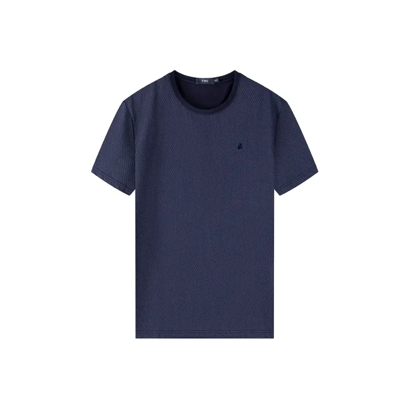 FIRS T Shirts Men Navy Blue-0