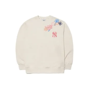 MLB New York Yankees Sweatshirts Unisex Ecru
