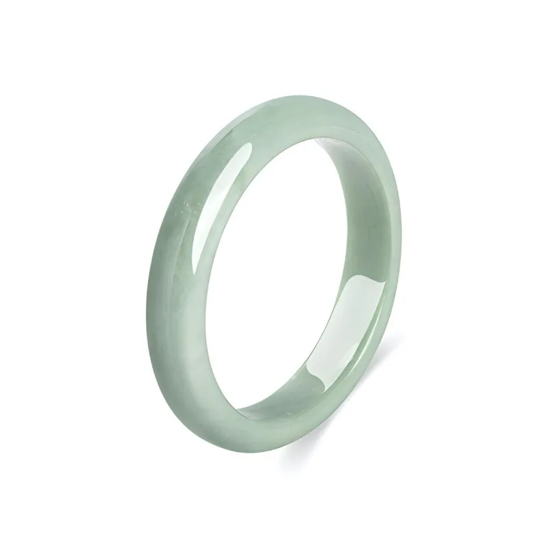 JINZHIFU Guizhou Green Jade Bangles Women's-3