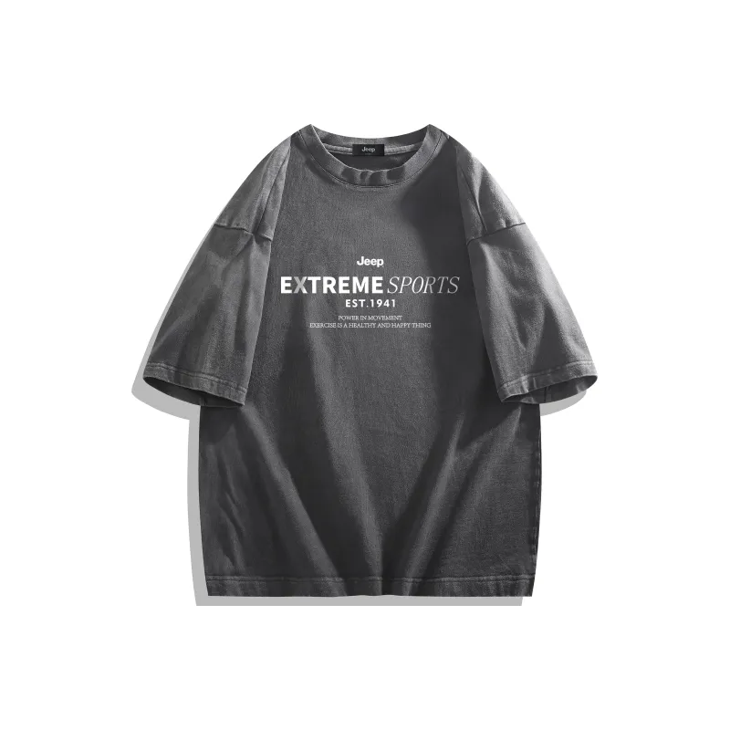 Jeep Drop Shoulder Sleeve T Shirt Unisex-11