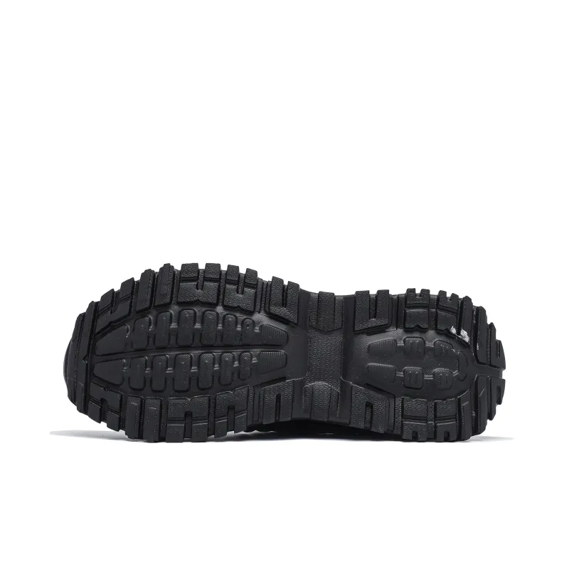 Singing Anti Slip And Wear Resistant Height Increasing Low Top Chunky Sneakers Unisex Black-5