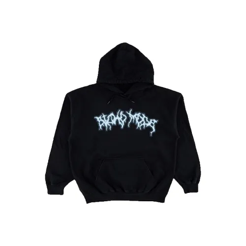 Travis Scott logo-patch sweatshirts Unisex Black