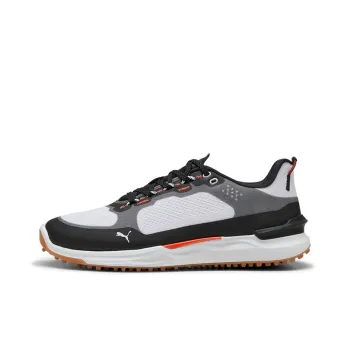 PUMA IGNITE ELEVATE X Cushioned Slip Resistant Breathable Low Top Golf Shoes Men's White Black