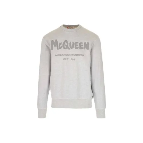 Alexander McQueen Logo Printed Crewneck Sweatshirt