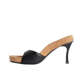 Scholl x Balenciaga Slip Resistant Slide Slippers Women's Black