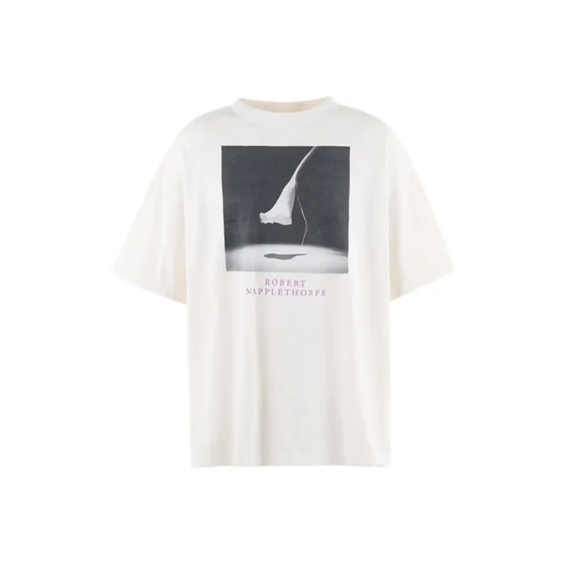 SAINT Mxxxxxx X Robert Mapplethorpe Calla Lily Tee-0