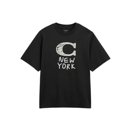 COACH T Shirts Men Black