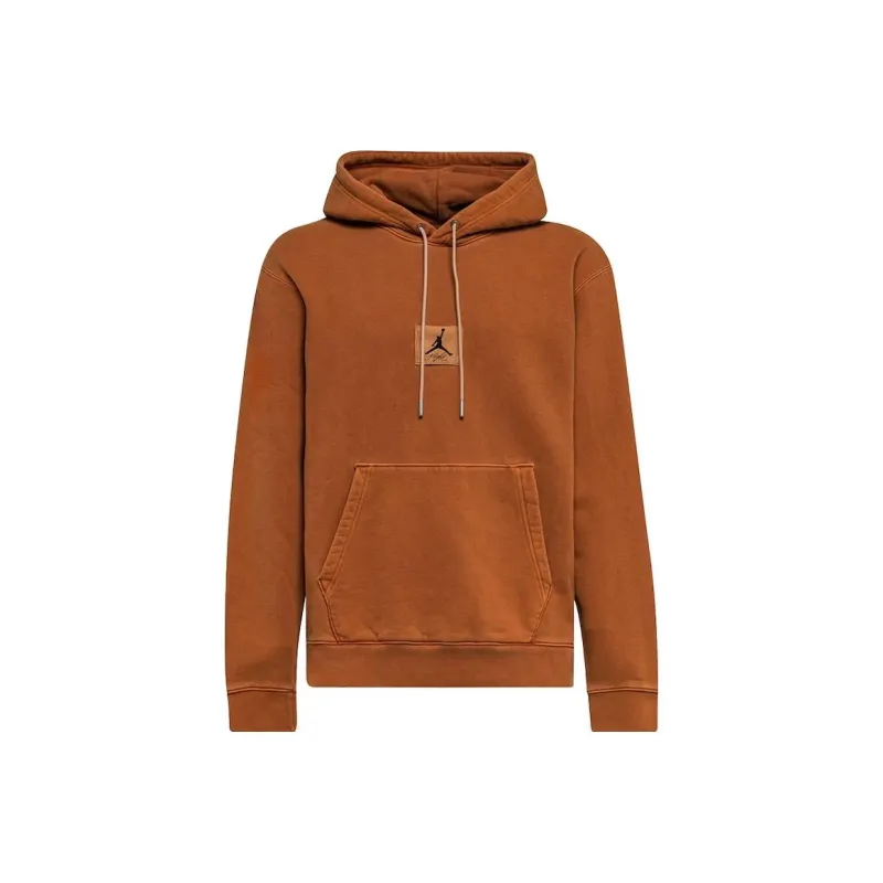 Jordan Flight Heritage Washed Fleece Pullover Hoodie-0