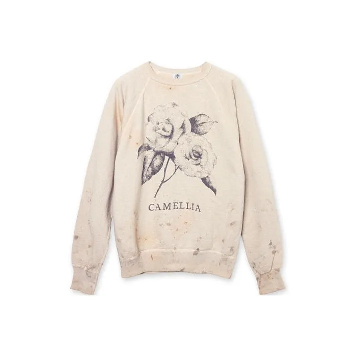 Saint Michael Camellia Raglan Sweatshirt-0