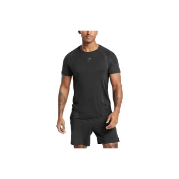 GYMSHARK T Shirts Men Black