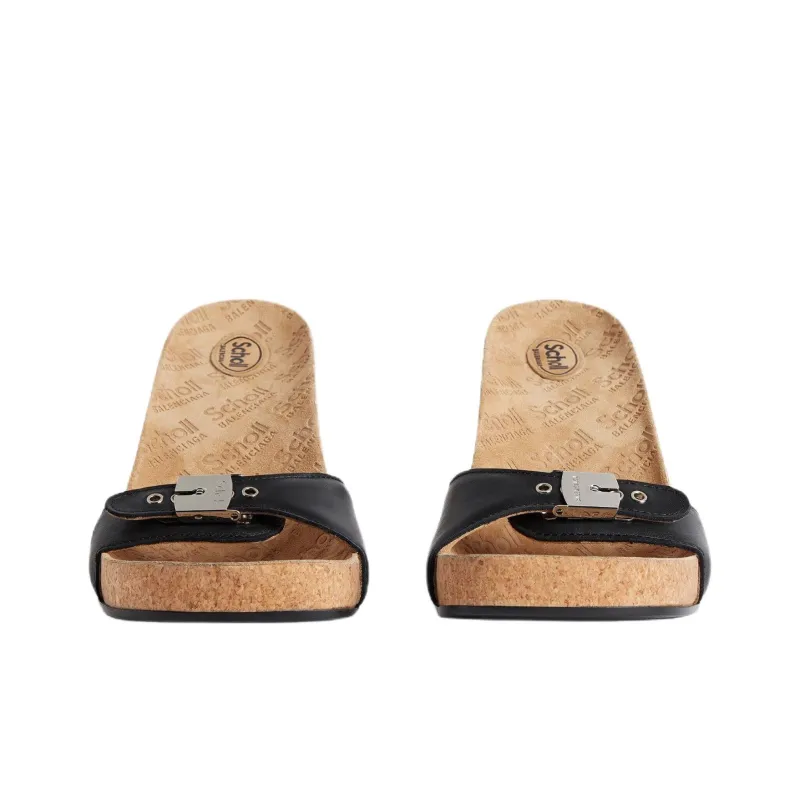 Scholl x Balenciaga Slip Resistant Slide Slippers Women's Black-3