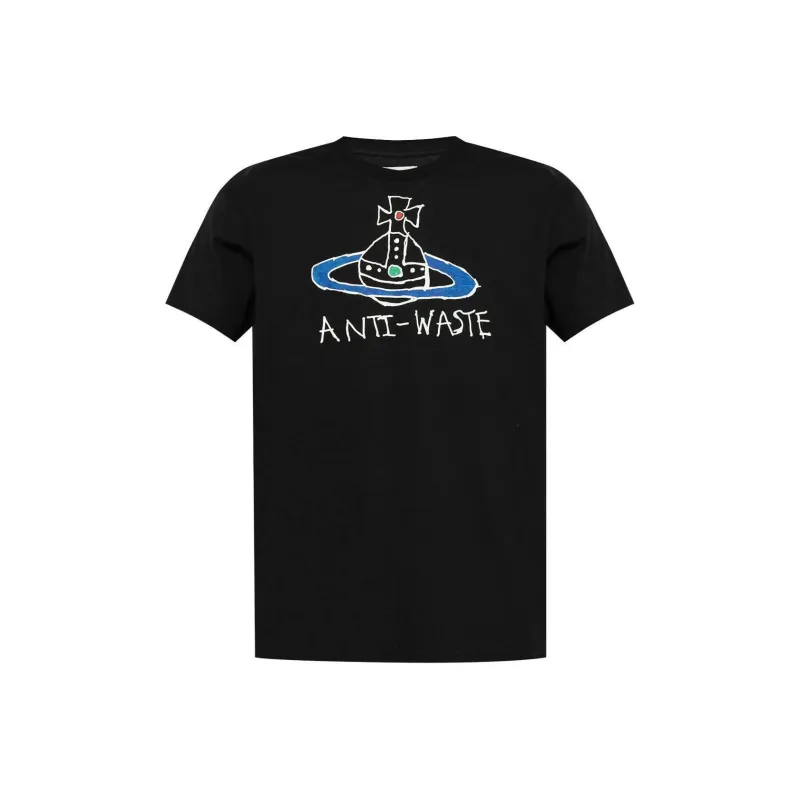 Vivienne Westwood Orb Printed Crewneck T Shirt-0