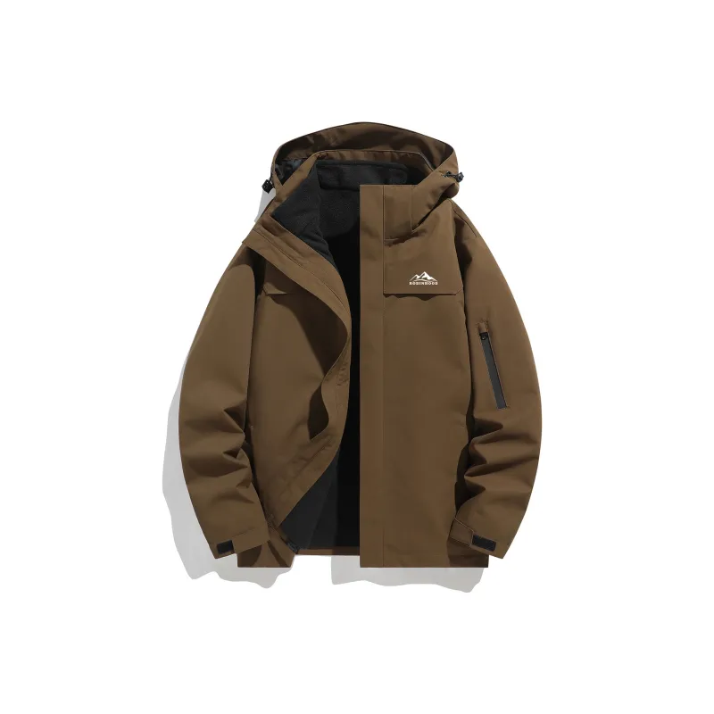 ROBINHOOD Water Resistant Windproof Breathable Wear Resistant Warm Water Repellent Windbreaker Jacket Unisex-21