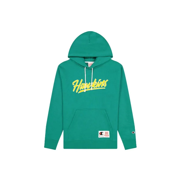 Champion X Stranger Things Sweatshirts Unisex Green-0