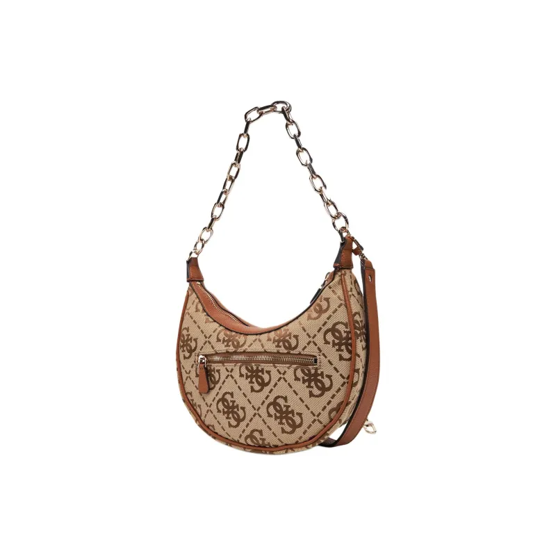 GUESS Print Crossbody Bag, Shoulder Bag Trumpets Women's Brown & Beige-1