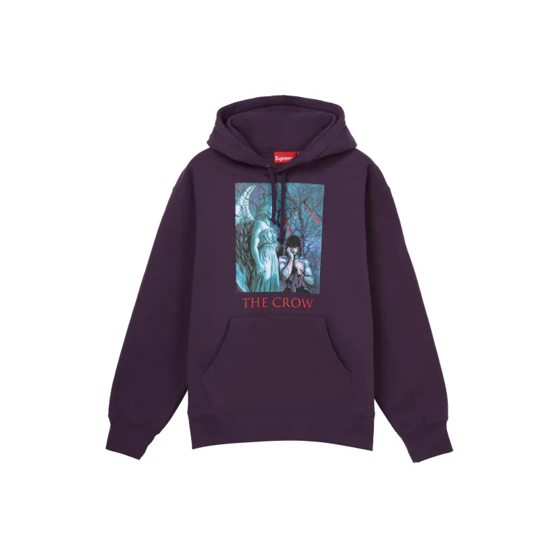 Supreme X The Crow Hooded Sweatshirt-2