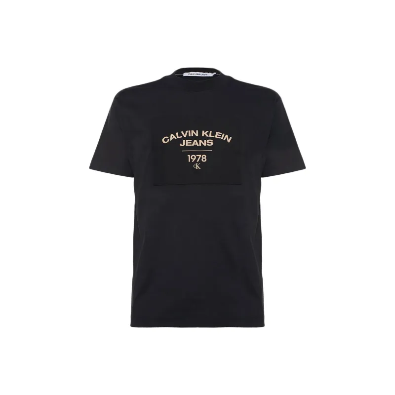 Calvin Klein Logo appliqué Cotton T shirt-0