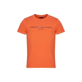 Tommy Hilfiger T Shirt Men's Bright Orange