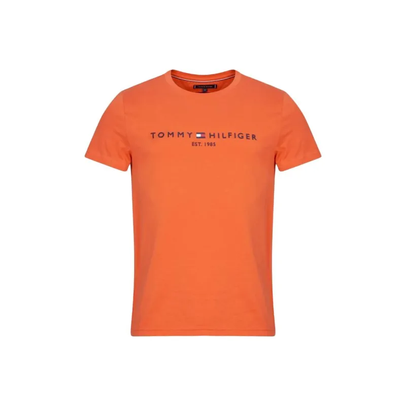 Tommy Hilfiger T Shirt Men's Bright Orange-0