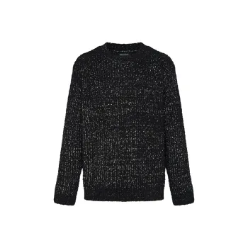 URBAN REVIVO T Shirt Men's Jet Black
