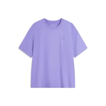 LiNing Sports Life Collection T Shirt Unisex Periwinkle Blue Purple