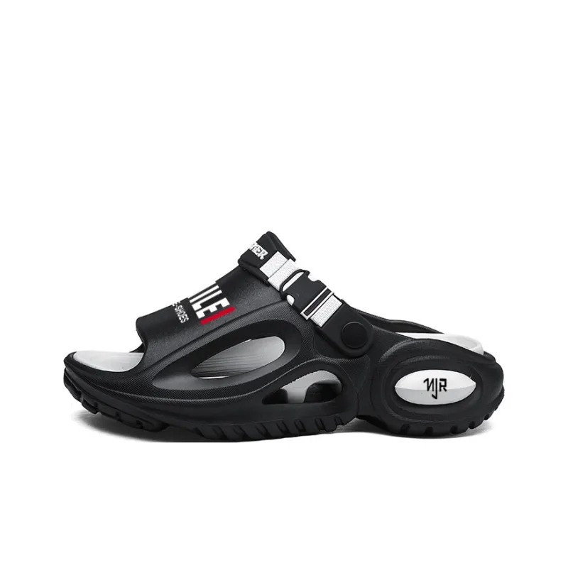 NANJIREN Beach Sandals Men Mint Mamba/White Black/Beige Brown/Black White-6