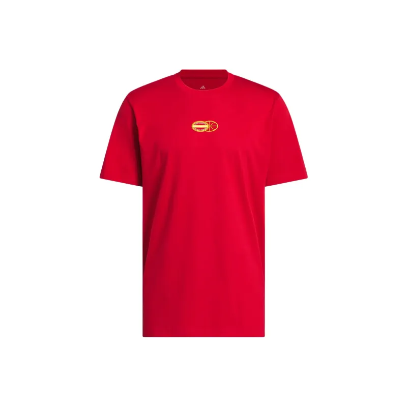 Adidas Free Shipping With AdiClub Pick up Game Graphic Tee-0