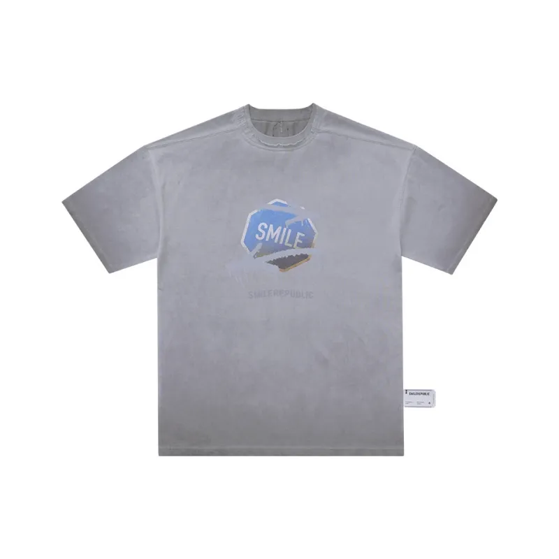 SMILEREPUBLIC T Shirt Unisex Gray-0