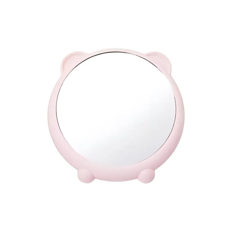 MINISO Soft Cute Bear Make Up Mirrors Portable 17.5cm-0