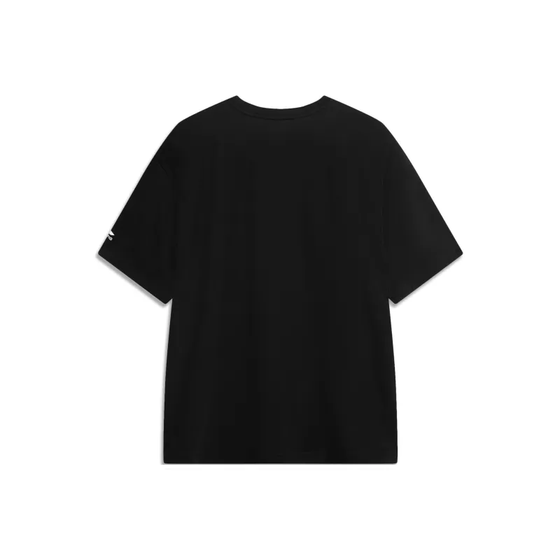 LiNing Sports Life Collection T Shirt Men's Black/Yellow-1