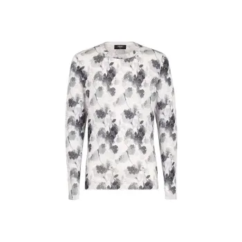 FENDI Sweatshirts Men Black Gray Color
