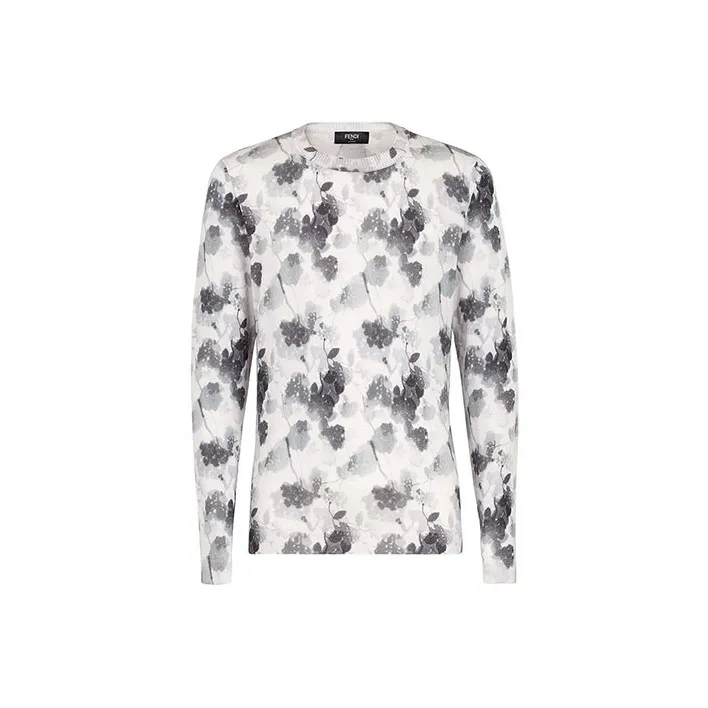 FENDI Sweatshirts Men Black Gray Color-0