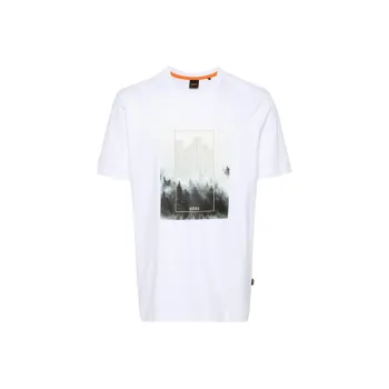 HUGO BOSS Photograph print Cotton T shirt