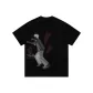 Black Phantom Figure Print Men's