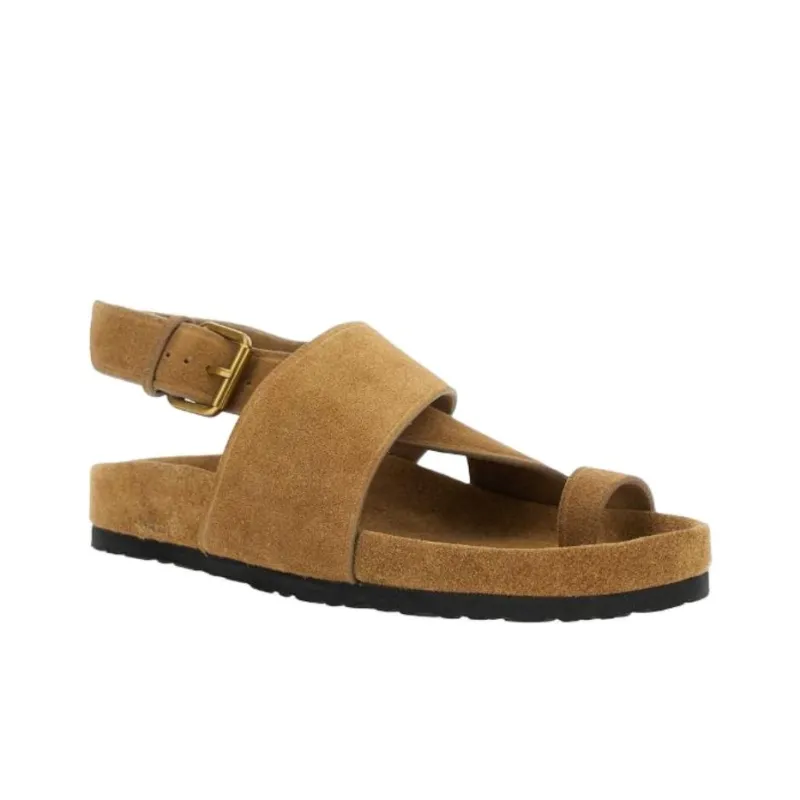 SOEUR One Strap Sandals Women's Beige-2