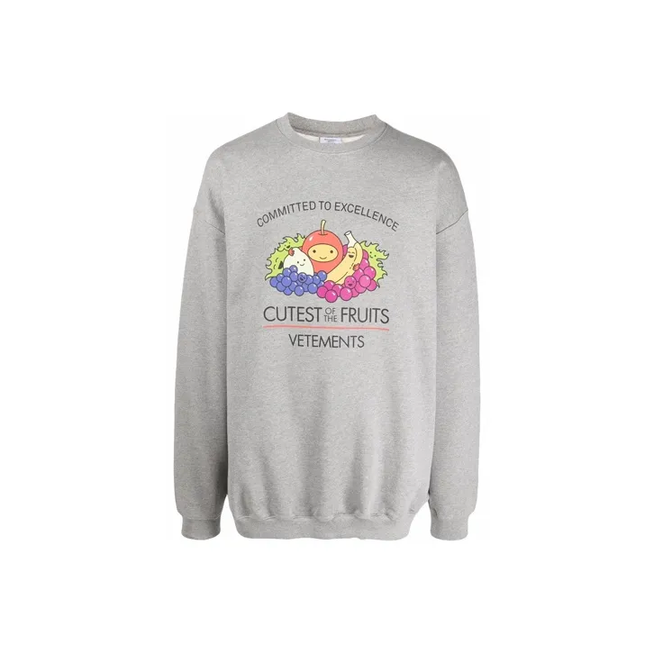 Vetements Sweatshirts Men Gray-0