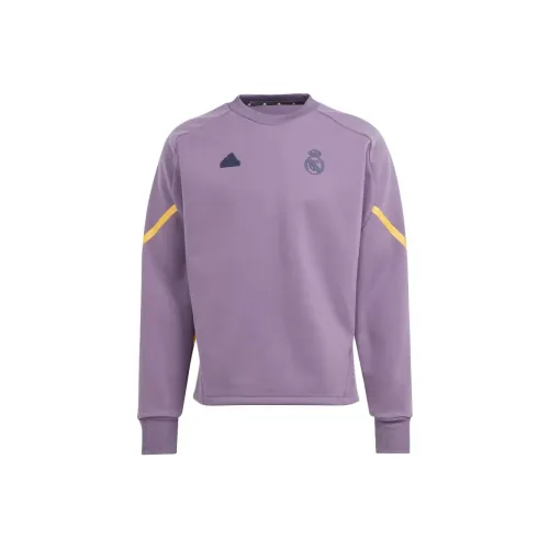 Adidas Real Madrid Sweatshirts Men Purple